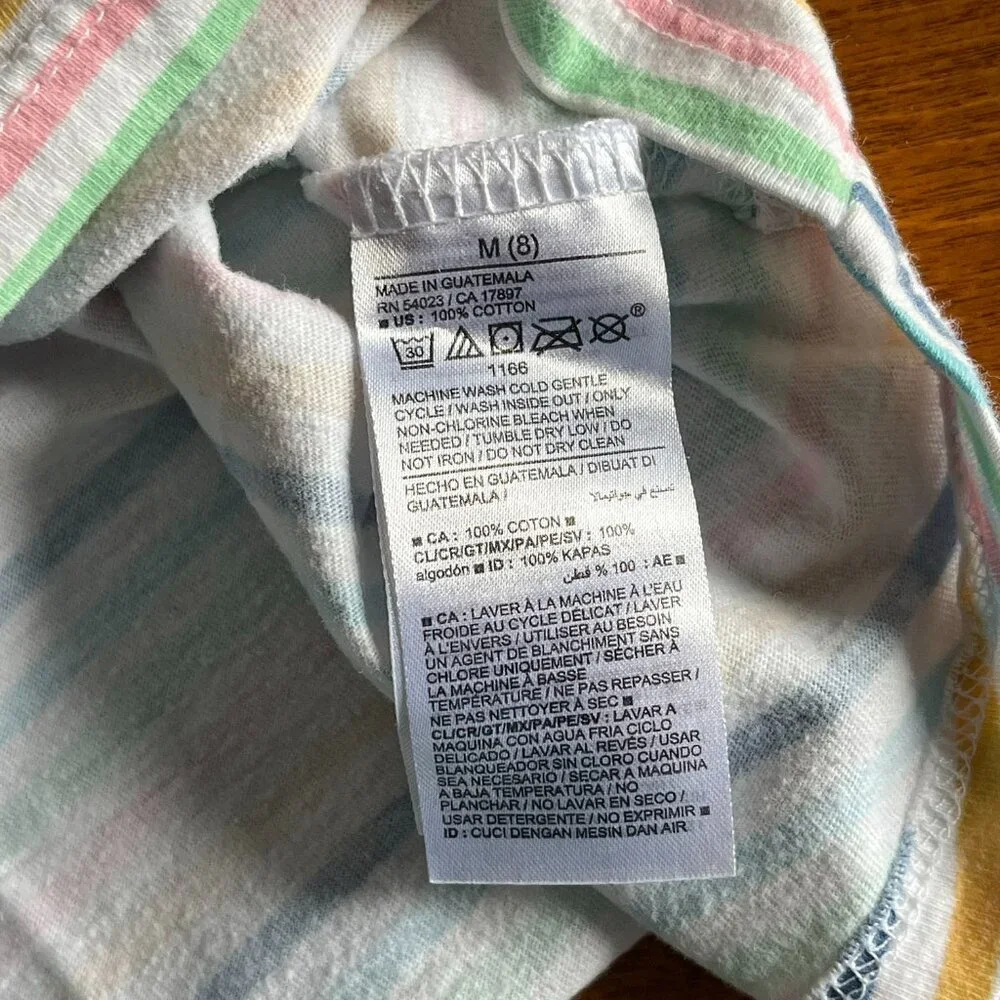 Lands' End and Old Navy round-hem tees 7-8